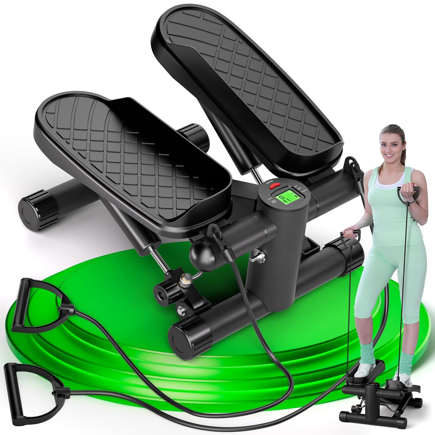 Stepper mit Power Ropes und LCD-Display