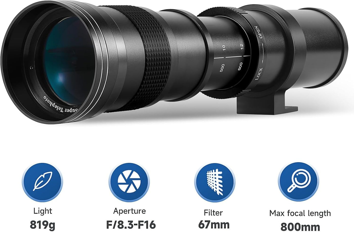 Teleobjektiv für Canon DSLR