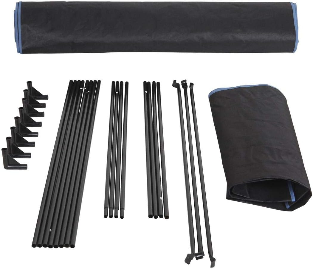 Growzelt Plantsville, 120x120x200 Cm / Schwarz