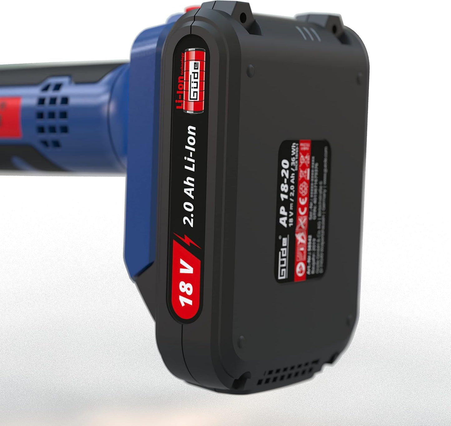 ASC 18-201-05 K Akku Astschere 18 V Brushless ( 58438 ) + 1x Akku 2,0 Ah + Ladegerät + Koffer, inkl. 2,0 Ah Akku & Ladegerät