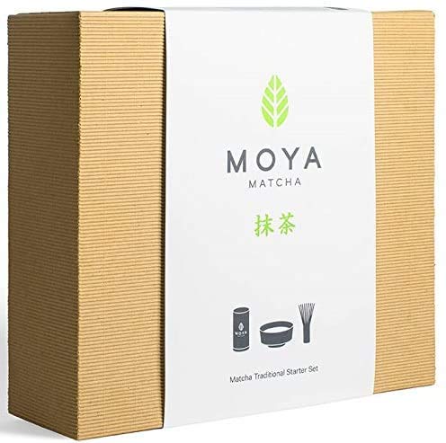 Matcha Tee Set (3-teilig), 3-teiliges Traditional Matcha Set schwarzer Schale