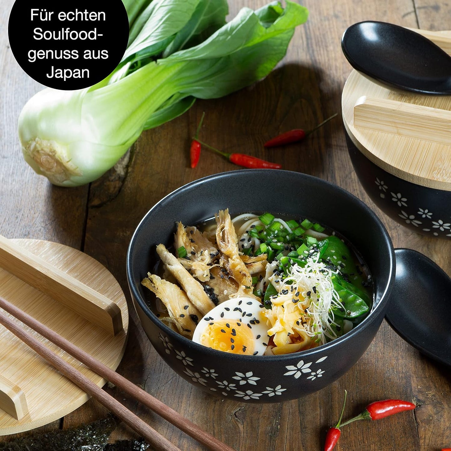 4er-Set Ramen Schüssel, 4x Schale