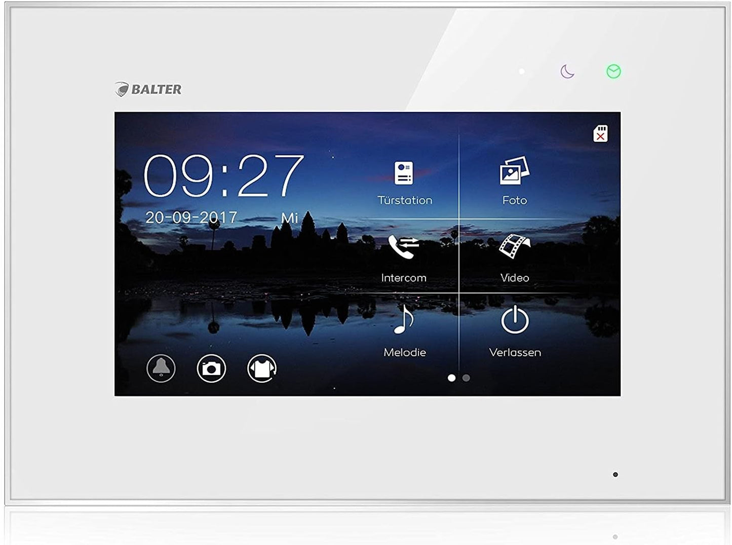 EVO Video Türsprechanlage mit Touchscreen, 2 Monitore Mit App