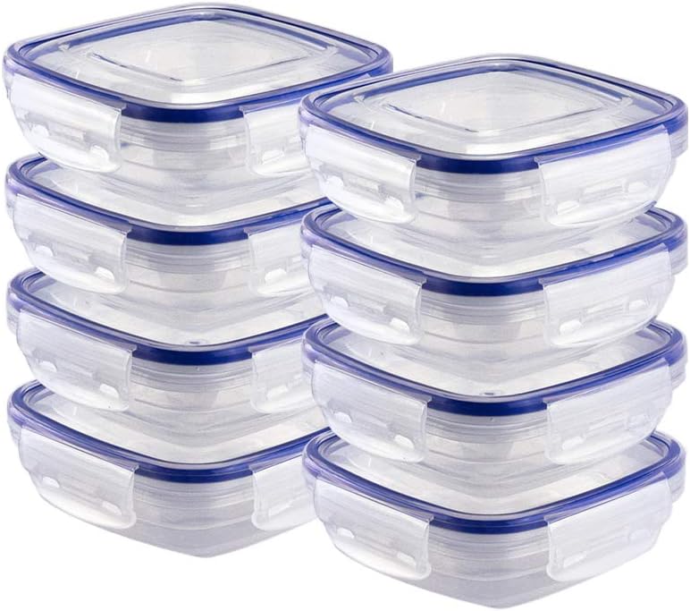 8 teiliges Frischhaltedosen Set, 8x 350 ml