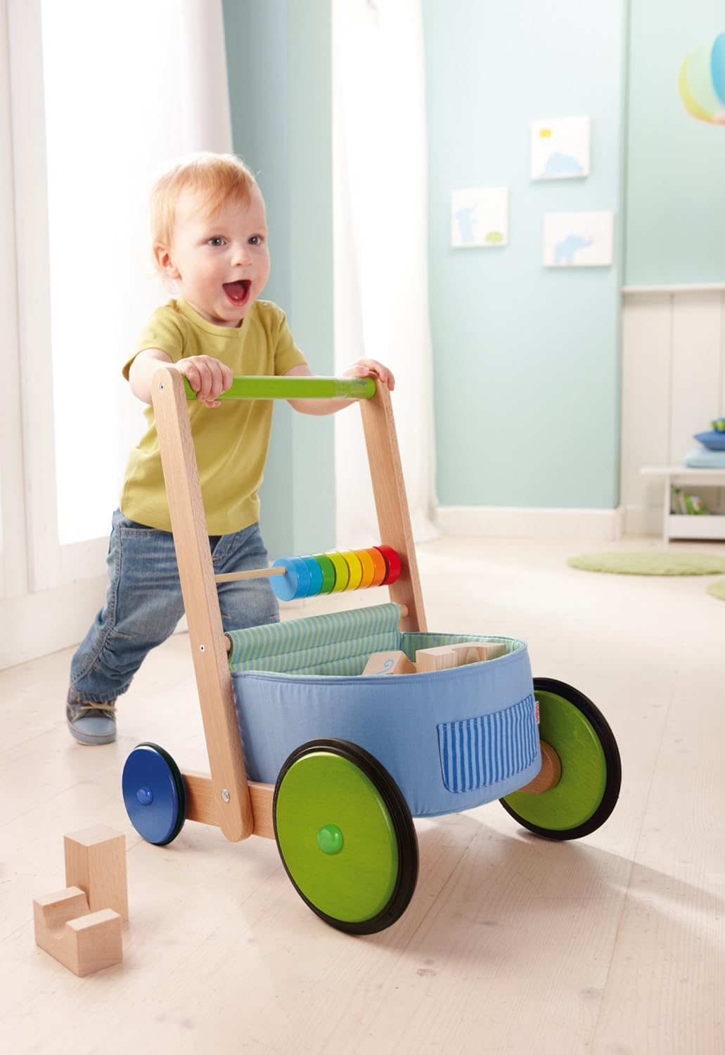 Lauflernwagen Farbenspass mit Spielelementen