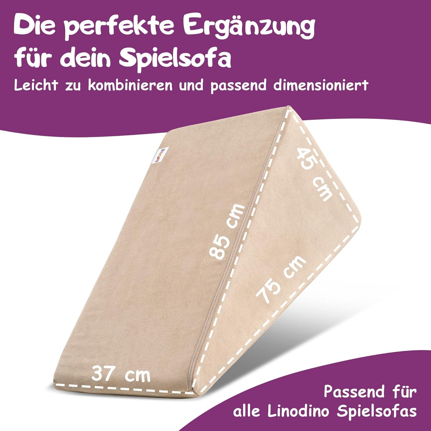 Ri-Ra-Rutsch Spielsofa-Erweiterung, Strandbeige