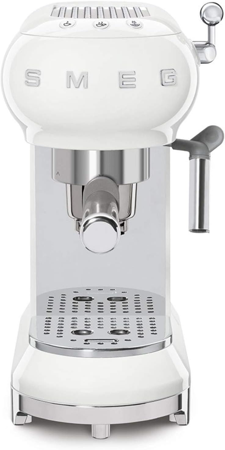 ECF01WHEU Espresso-Maschine mit Cappuccino-System, Weiss