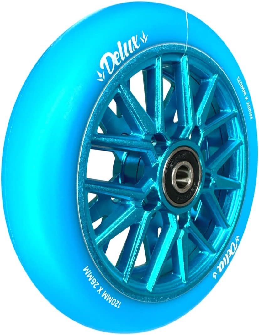 Hollow Core - Stunt-Scooter Rad, Deluxe Türkis / Blau 120mm