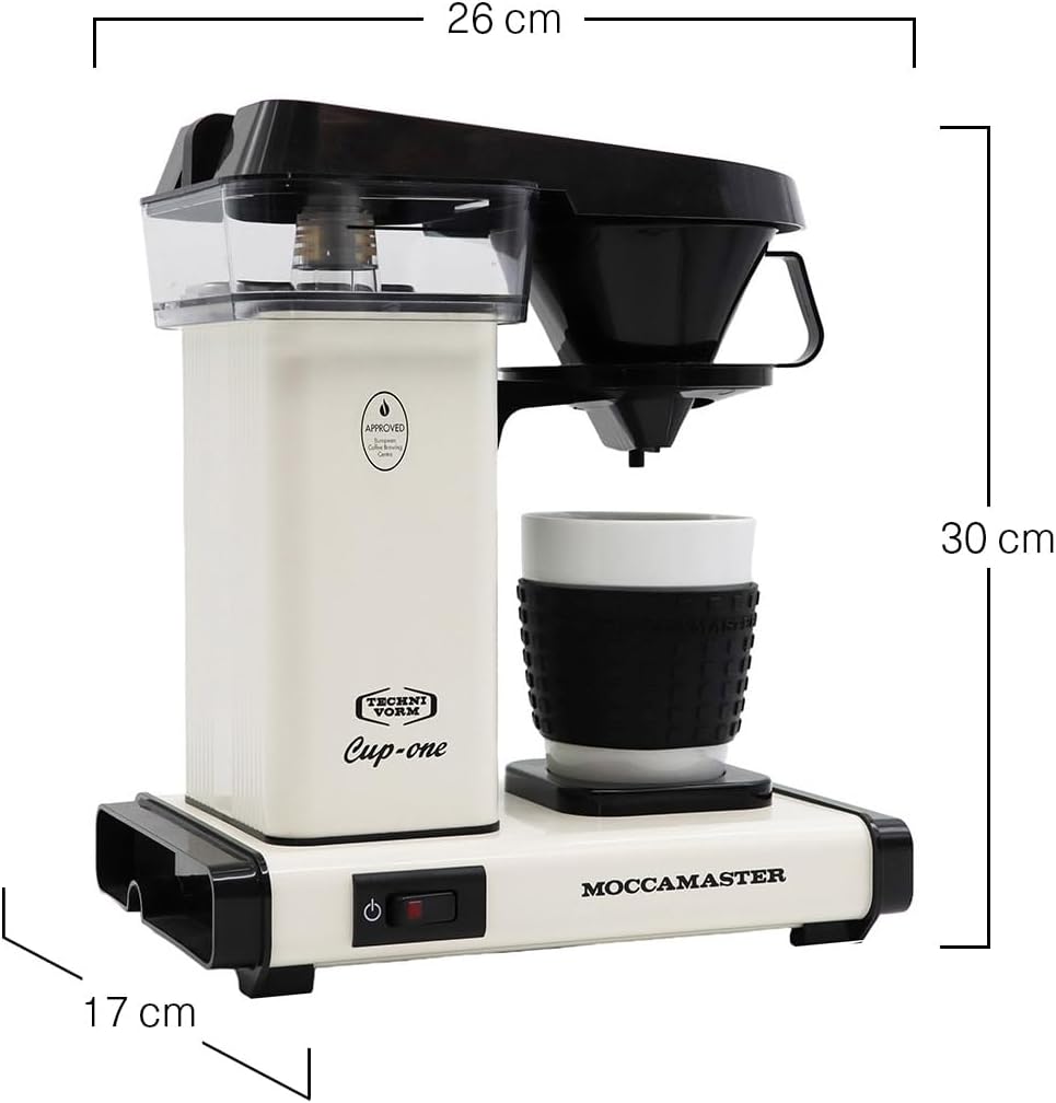 Filterkaffeemaschine Cup One, Cream