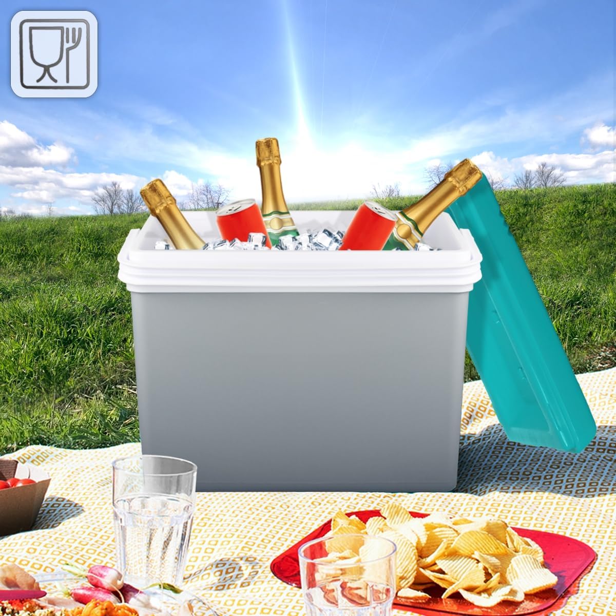 Kühlbox mit 35 Liter, Kühlbox 35L