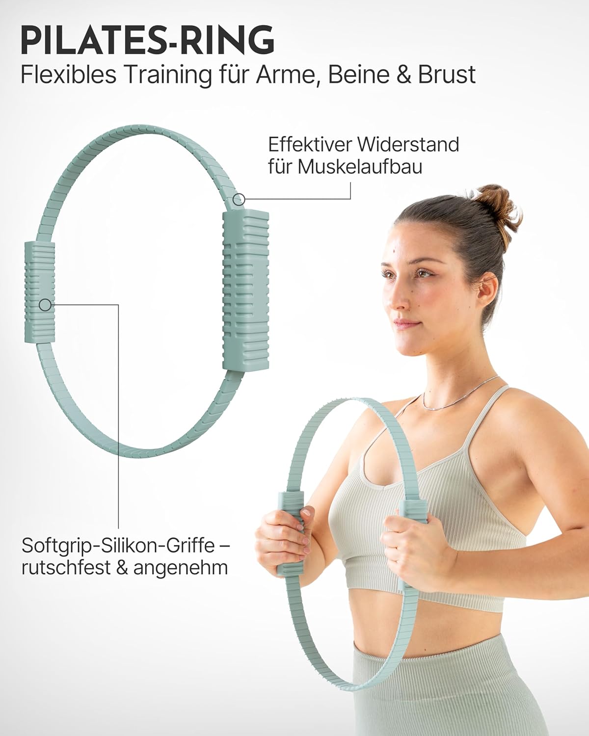 Pilates-Zubehör-Set für Zuhause mit E-Book, Pilates Set | Sky Blue