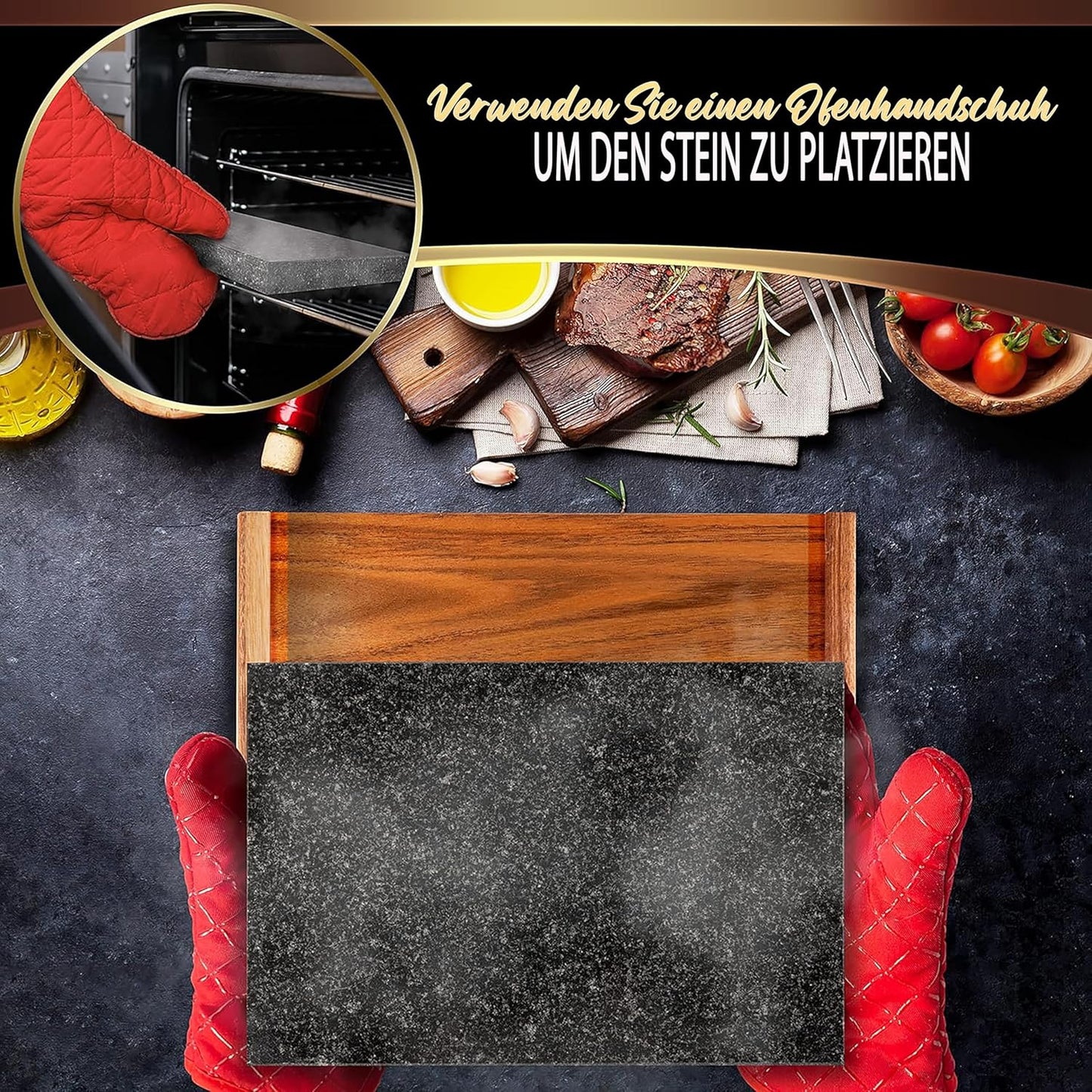 Heisser Lavastein-Steingrill