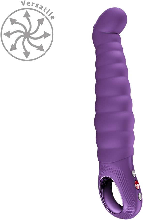 Patchy Paul G-Punkt-Vibrator mit Loop-Griff und 12 Programmen, Aubergine