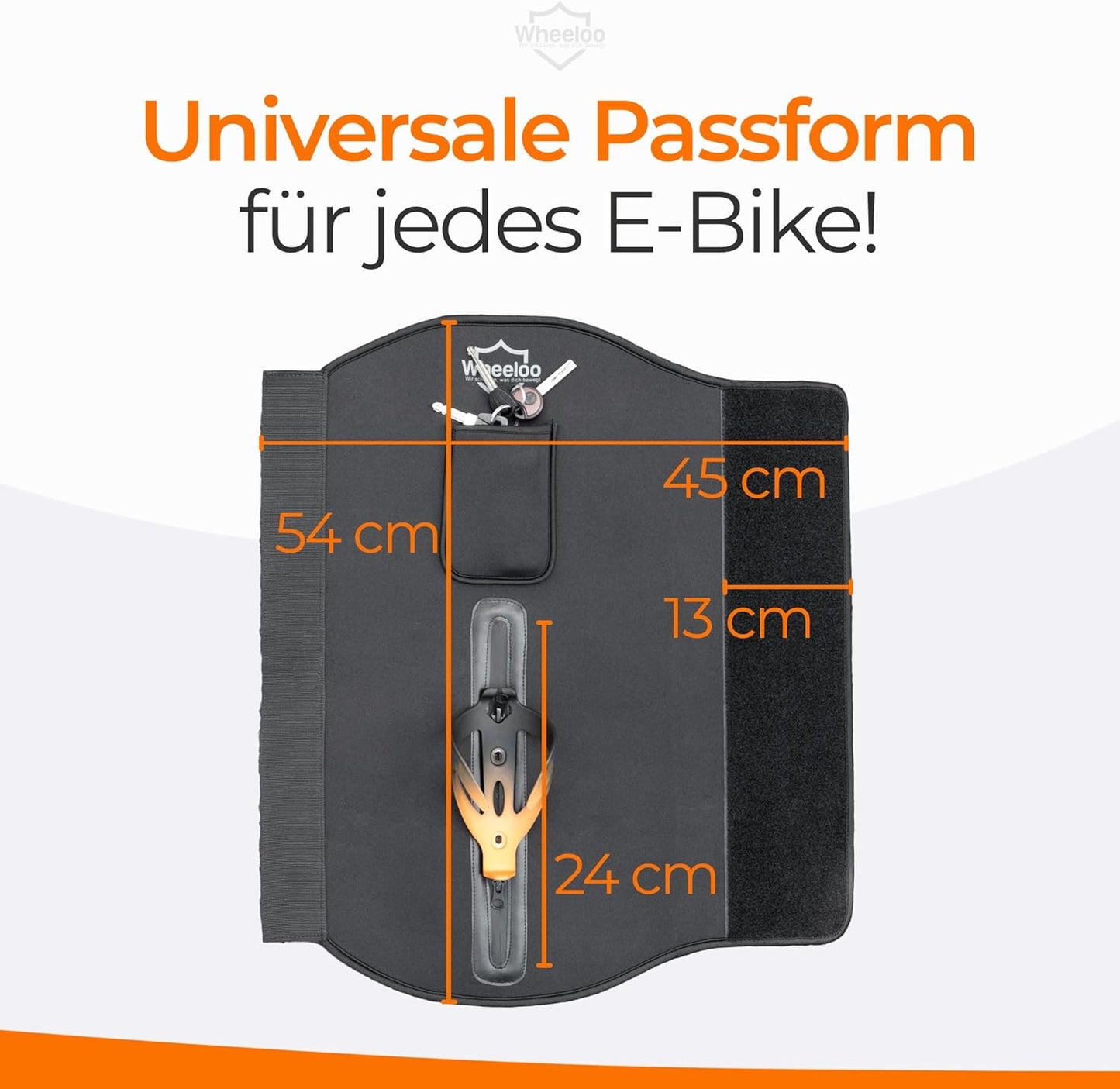 E-Bike Akku Schutzhülle, Standard with Bottle Holder Opening