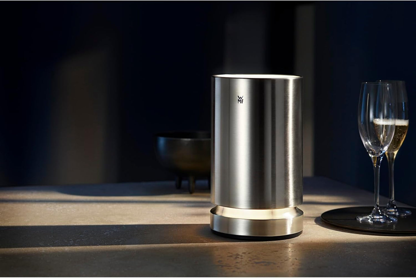 Flaschenkühler Ambient mit LED-Beleuchtung, WMF Ambient Flaschenkühler Single