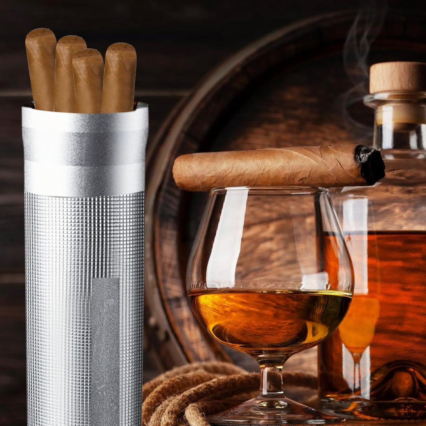 Zigarren Humidor mit Hygrometer