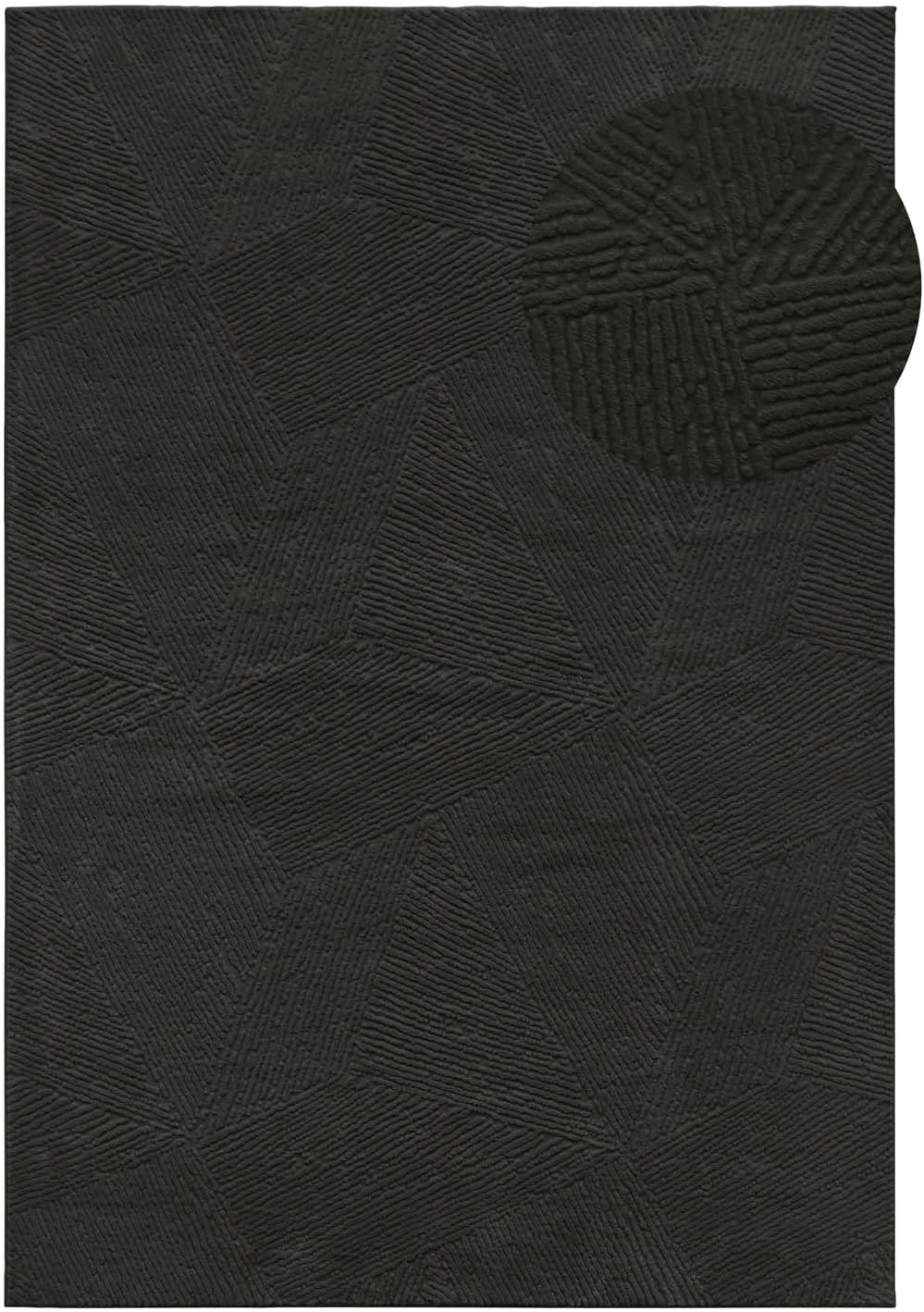 Rutschfeste Badematte, waschbar, Anthrazit Fresco 120 x 170 cm (Rechteckig)