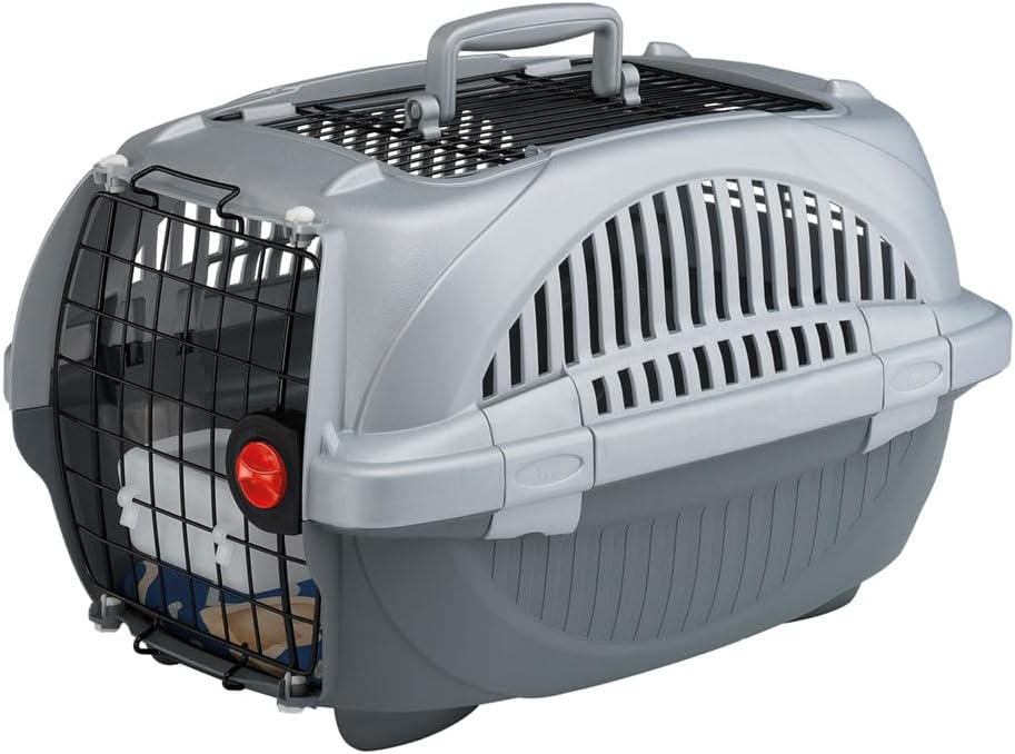 Atlas Deluxe 10 open Transportbox für Haustiere, grau Atlas Deluxe 10 open