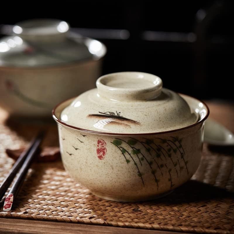 Ramen Schüssel-Set mit Deckel (800ml), Style C