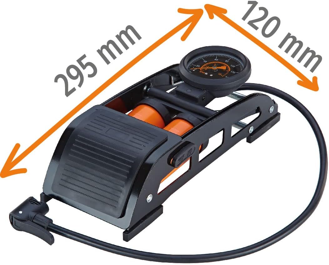Luftpumpe für Ventile aller Art
