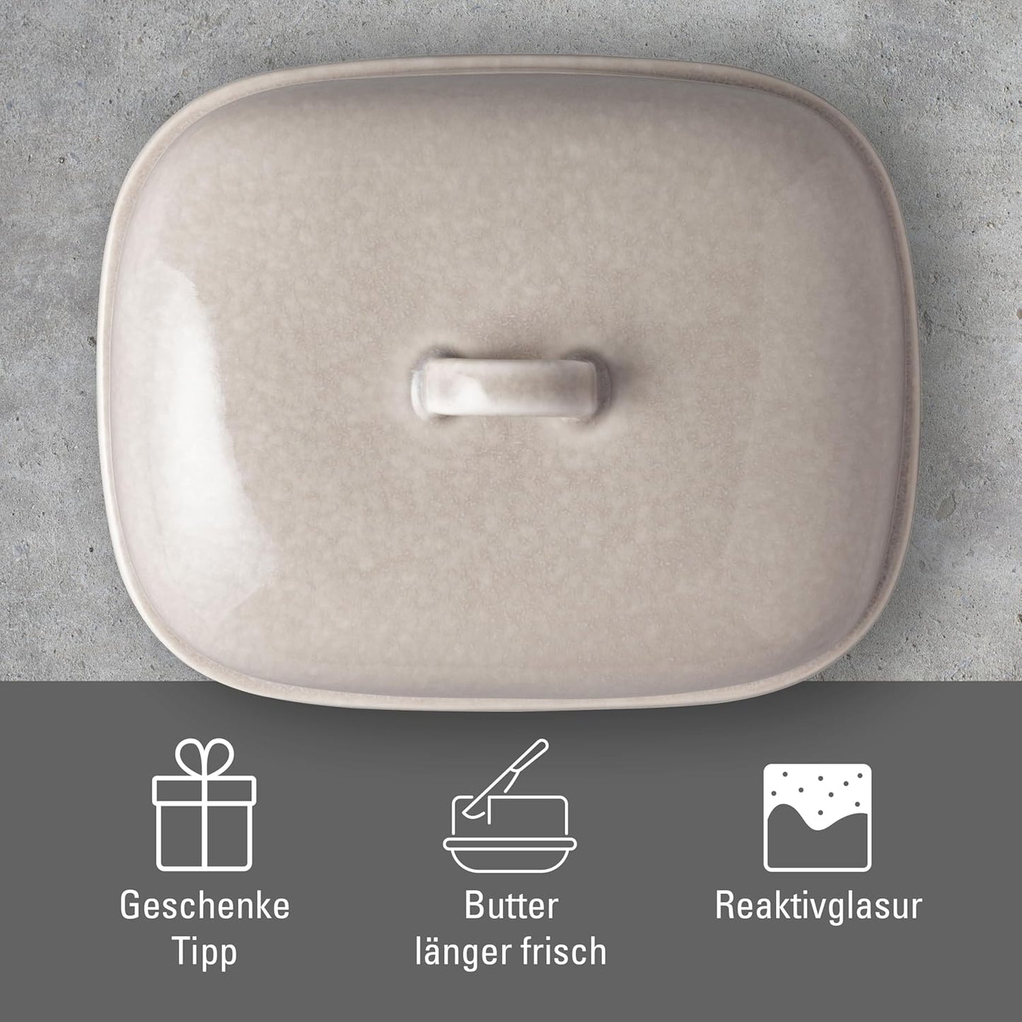 Perlemor Home Sand Butterdose