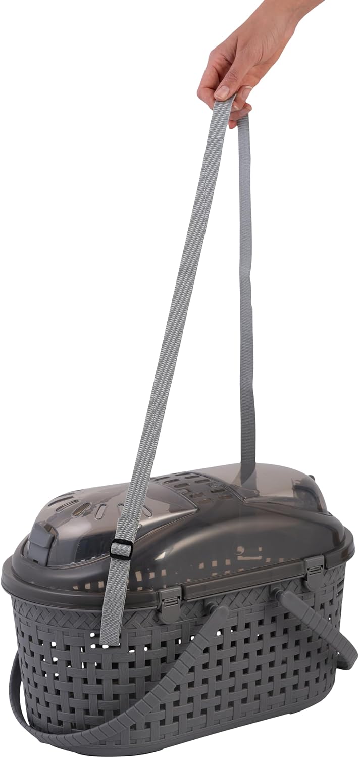 MPC-450 Transportbox für Haustiere, Grau / L45 x B29 x H29cm