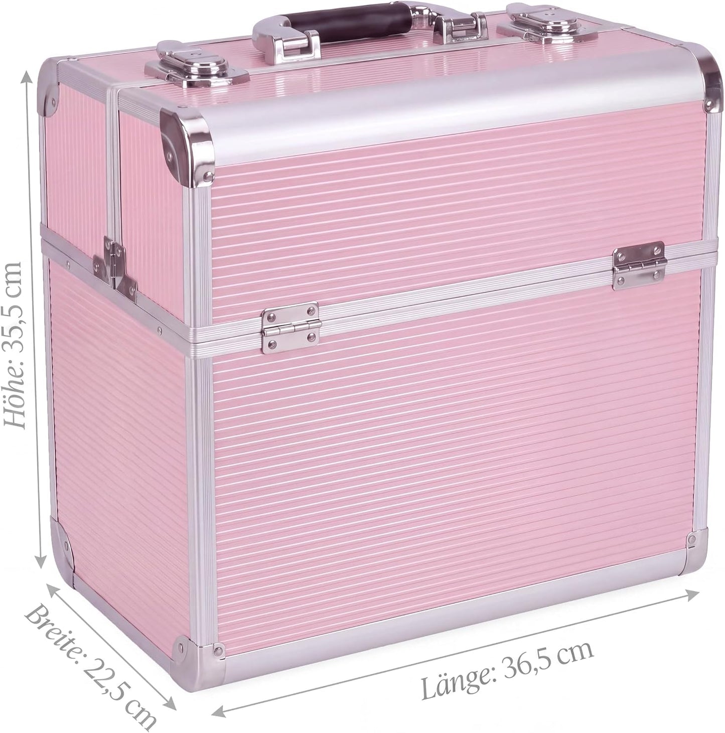 Abschliessbarer Kosmetikkoffer, Rosa