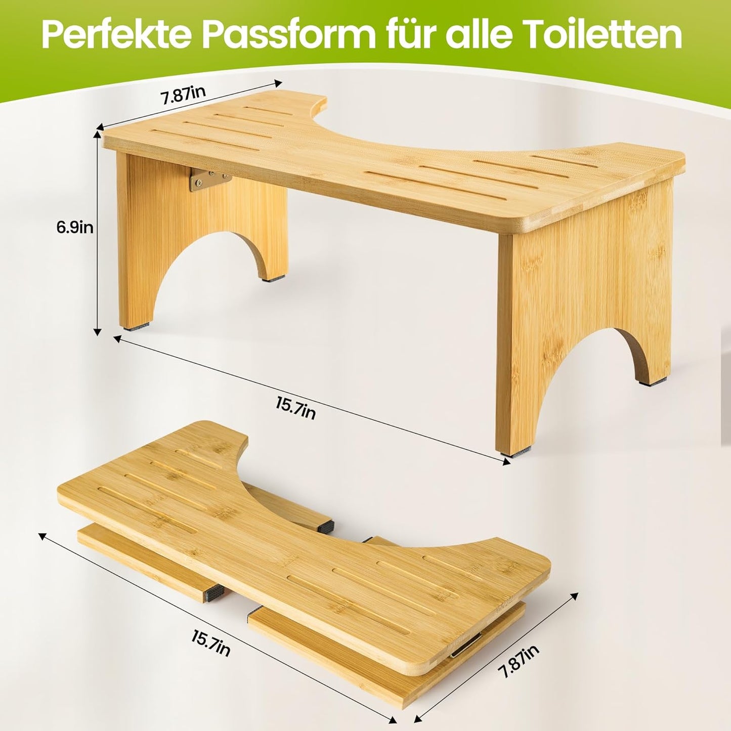 Ergonomischer Toilettenhocker