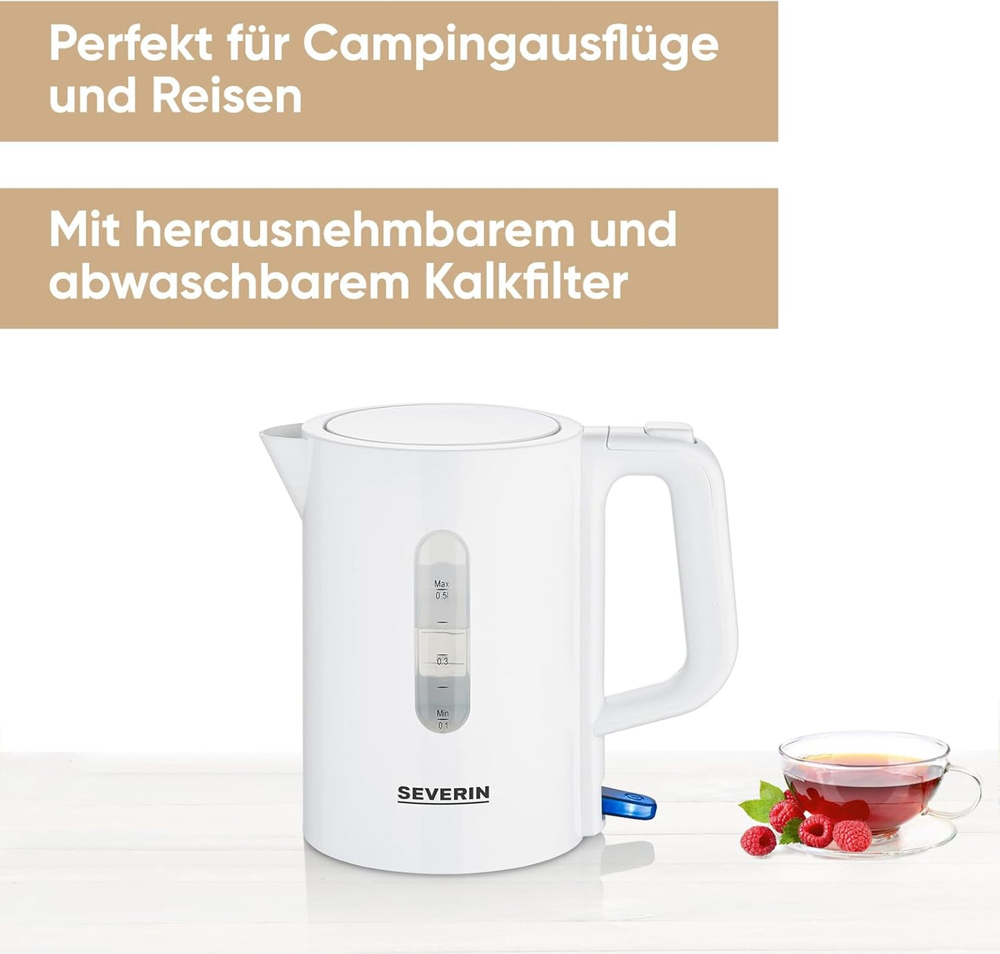 Reisewasserkocher WK 3462, Weiss