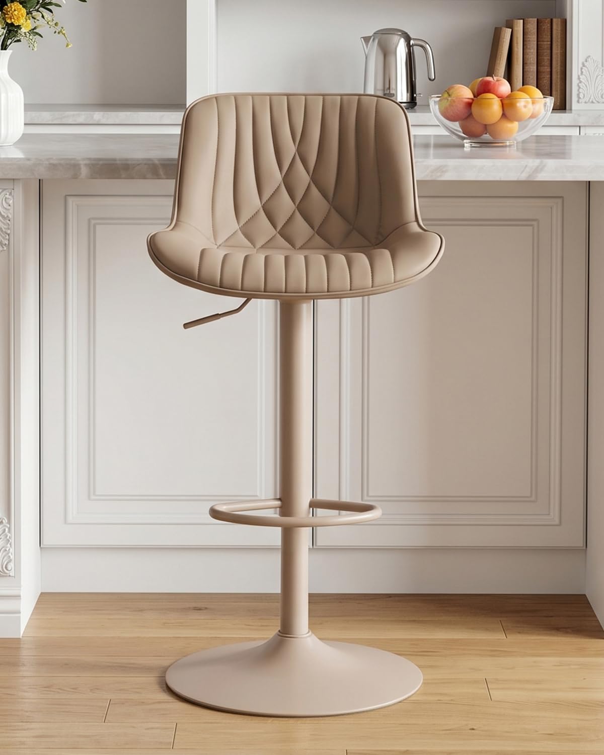 Höhenverstellbarer Barhocker, Alles Khaki