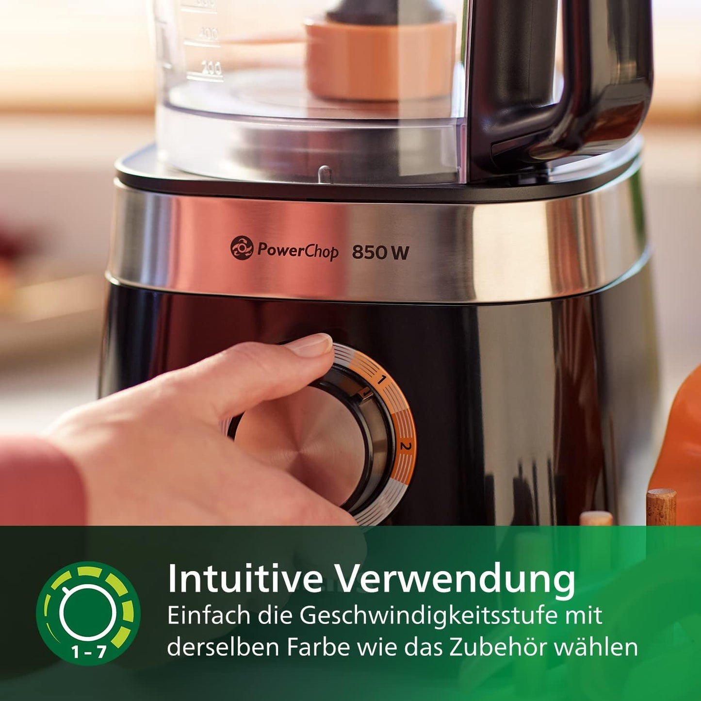 Küchenmaschine Viva, 850 Watt, 29 Funktionen + Standmixeraufsatz