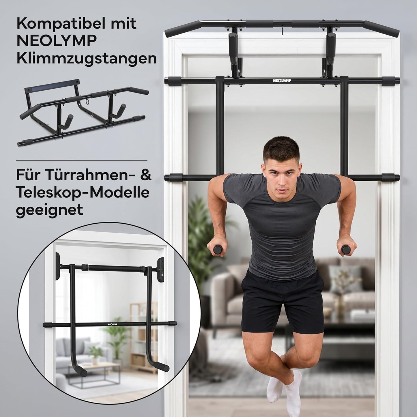 Dip Bar Adapter für Klimmzugstange, Dip Bar Adapter
