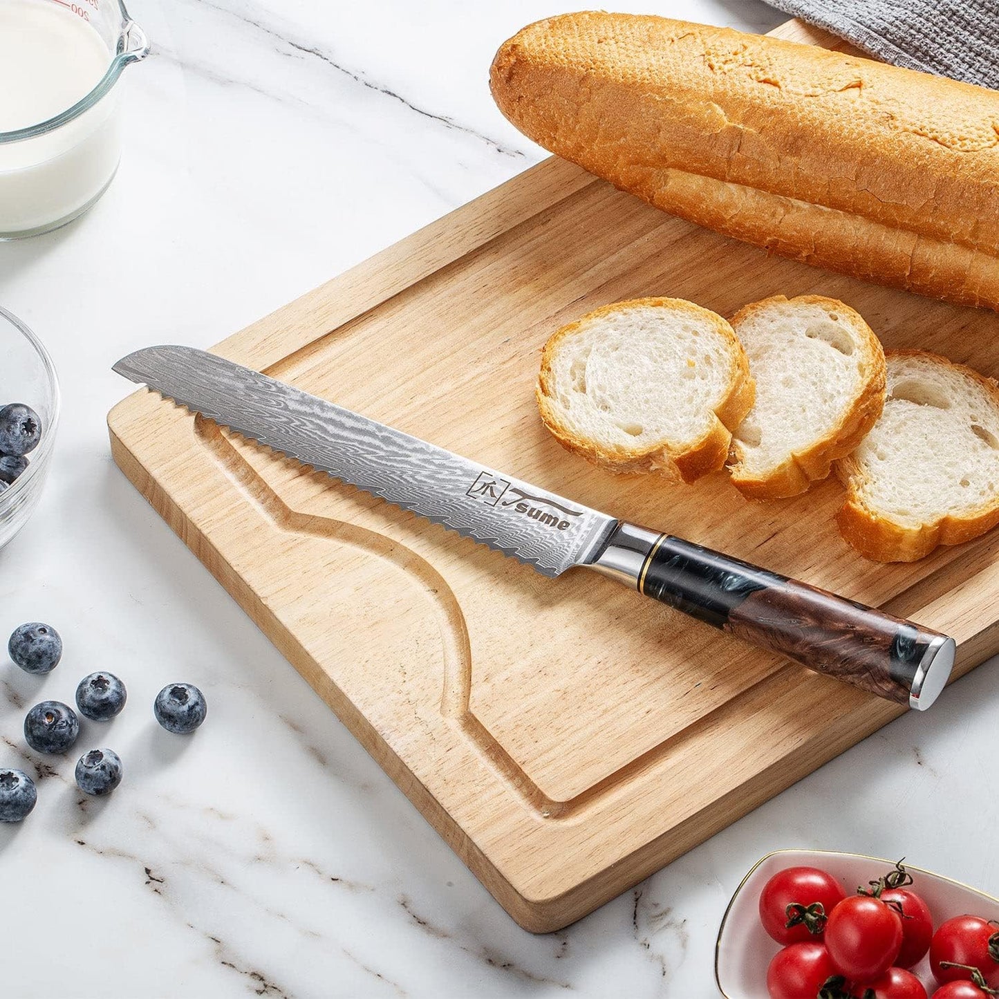 Brotmesser Onyx, Brotmesser 19cm