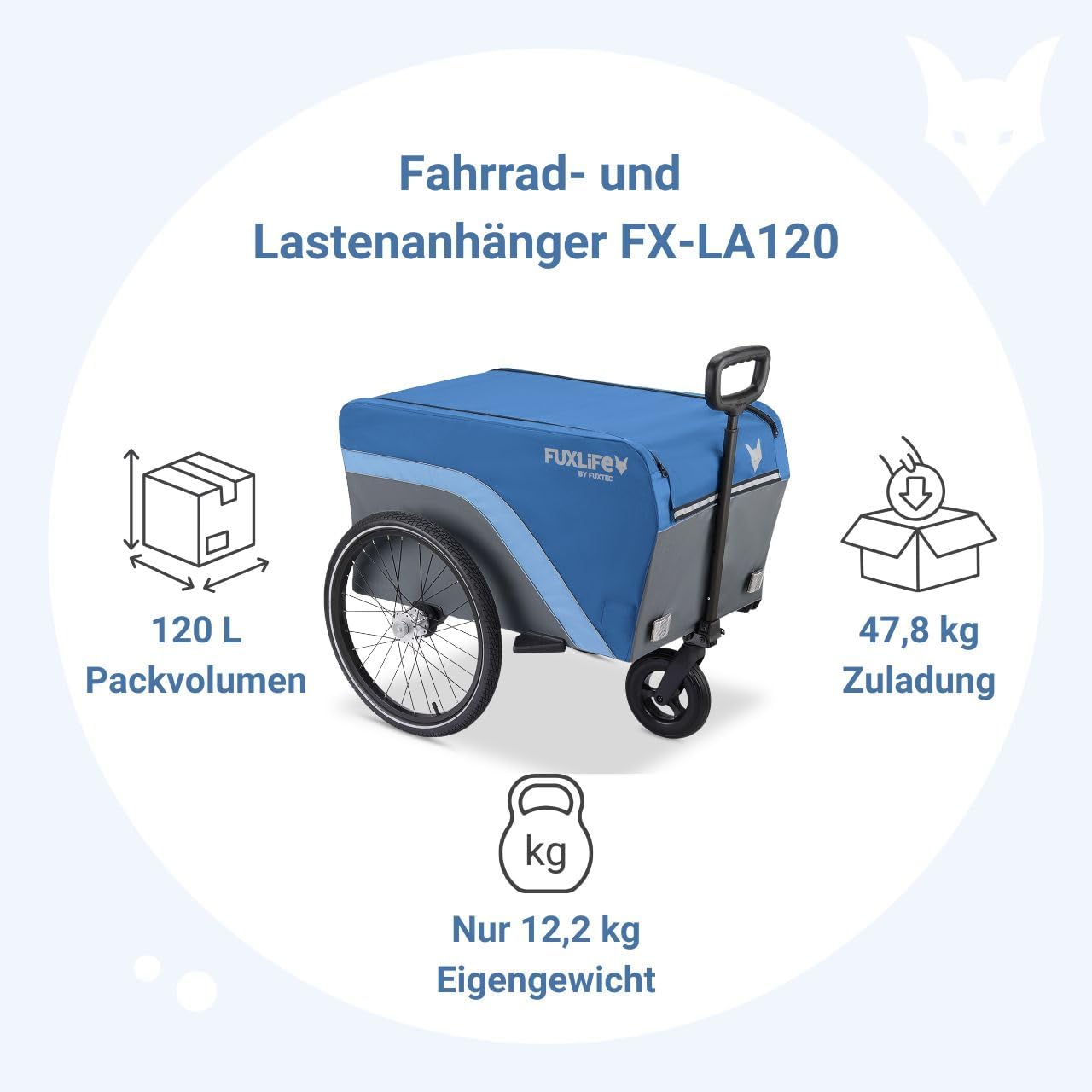 Faltbarer Fahrradanhänger FX-LA120