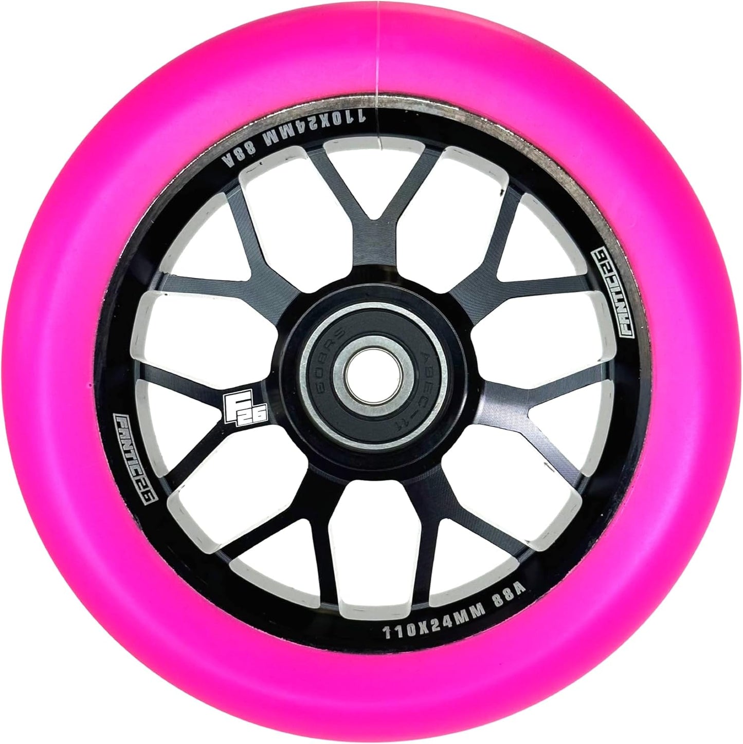 Spy7 Stunt Scooter Rolle, Schwarz/Pu Pink