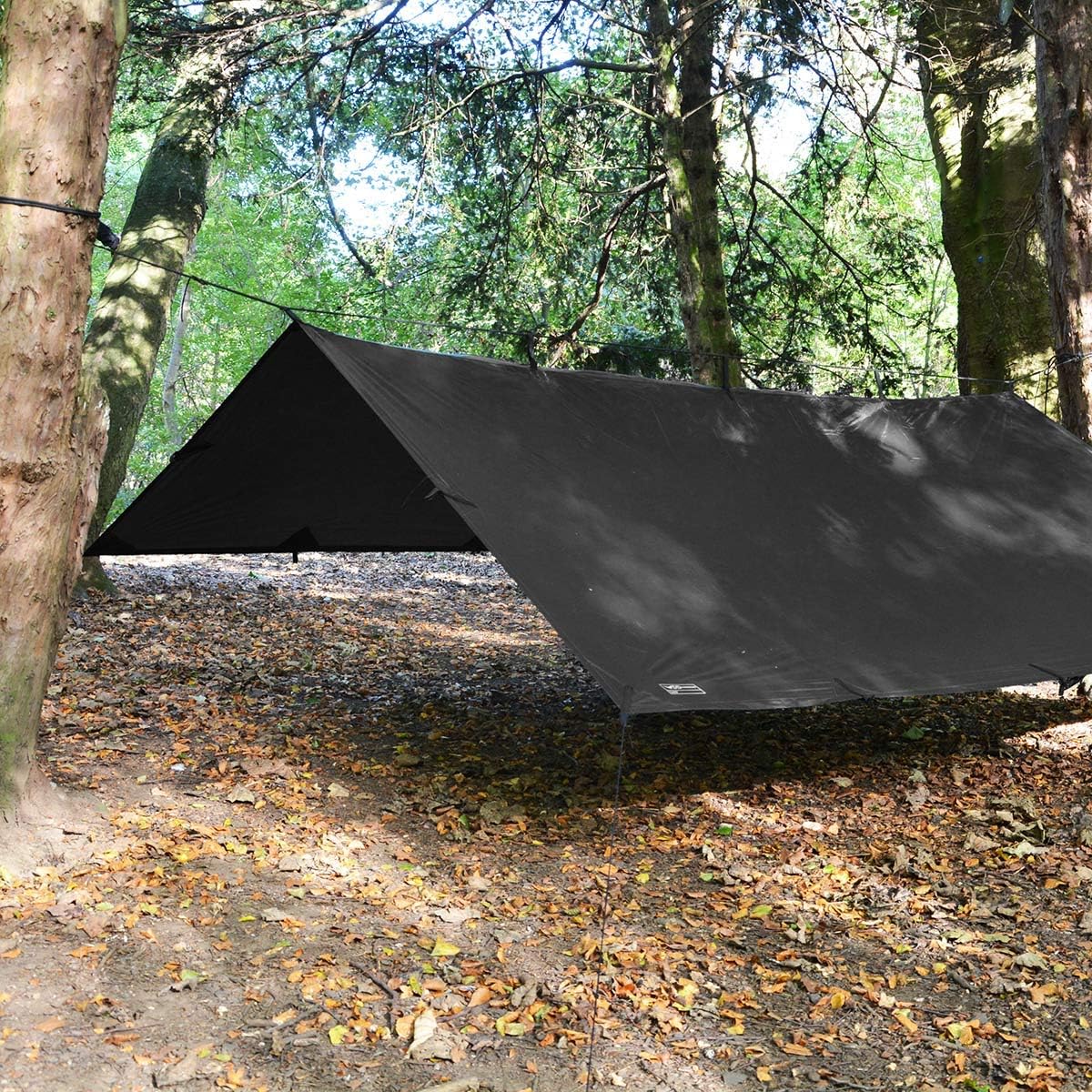Wetterfestes Tarp, Schwarz