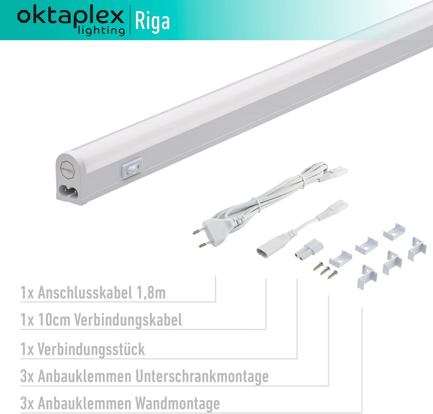 Küchenunterbauleuchte, 114cm | 18w 1 Stück