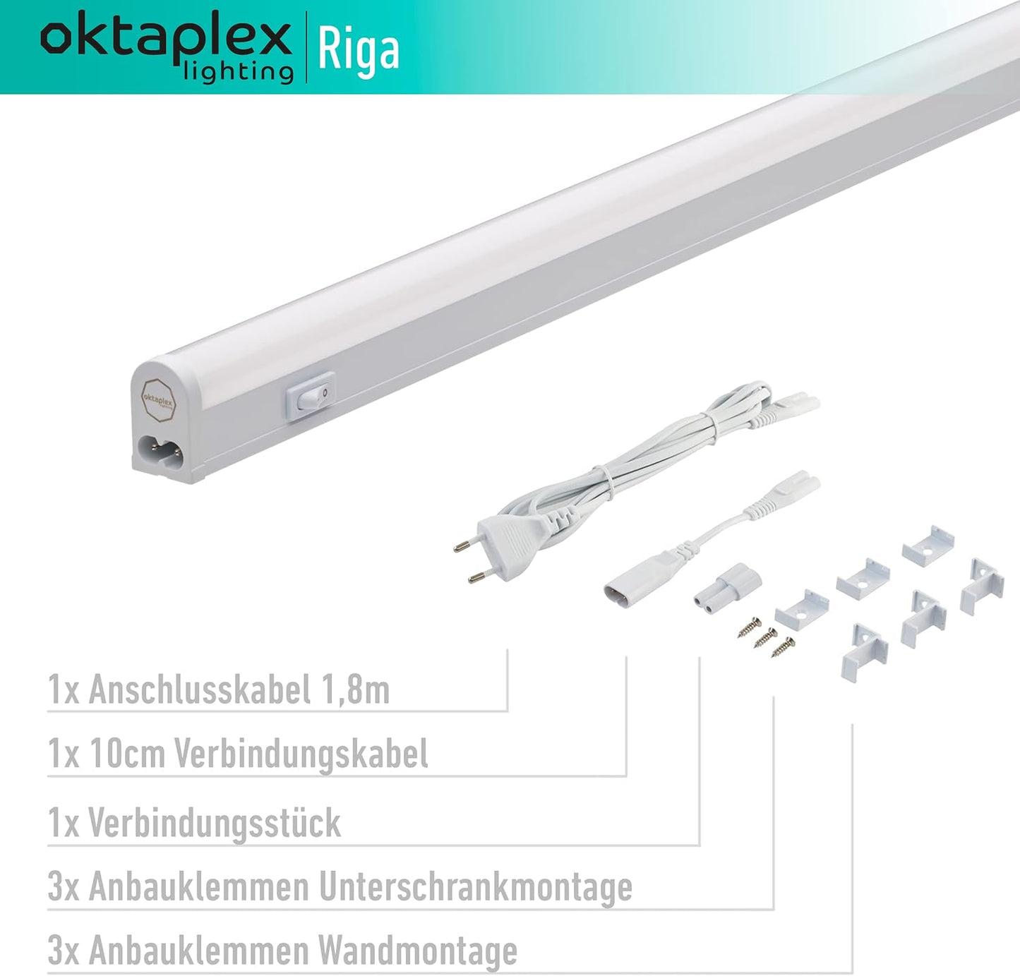 Riga LED-Unterbauleuchte, 84cm | 12,7w 1 Stück