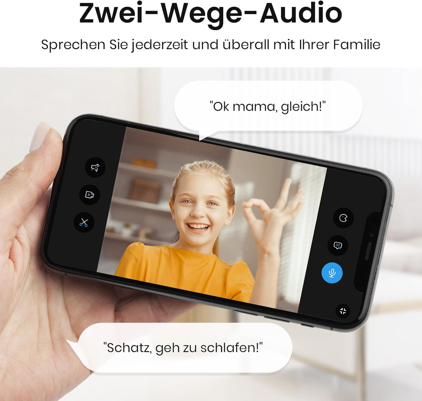 2K Innenkamera mit Bewegungsmelder (2 Stück), 3MP - 2 Stück