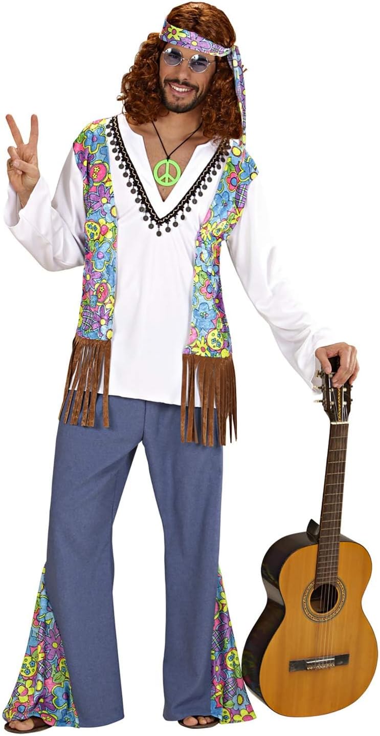 Hippie Kostüm Flower Power, S