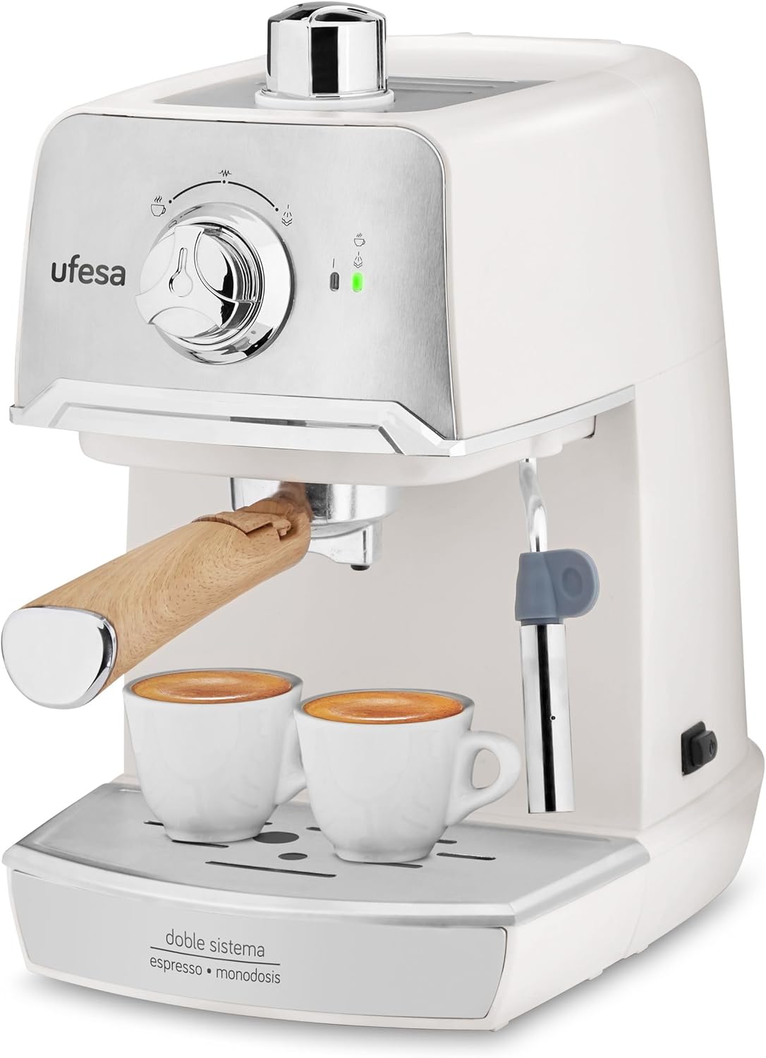 Espressomaschine mit Milchaufschäumer