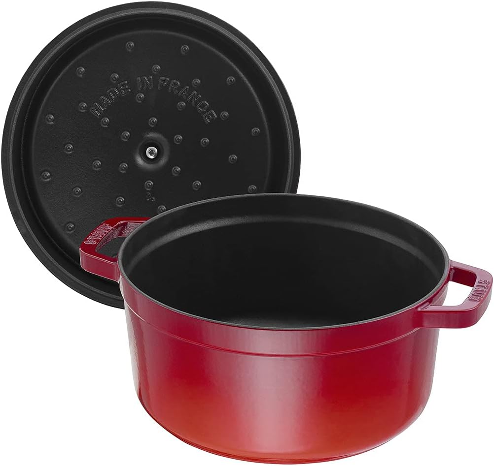 Cocotte Bräter, 30 cm Kirsch-Rot