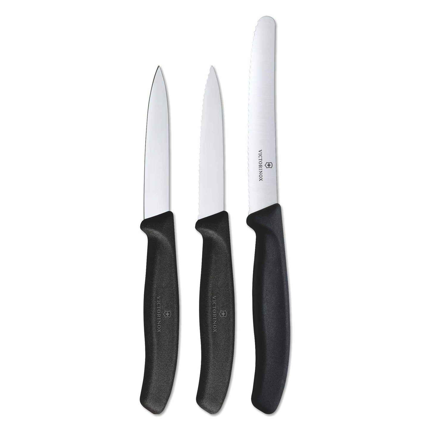 Swiss Classic Küchenmesser Set, Schwarz 11 cm Single