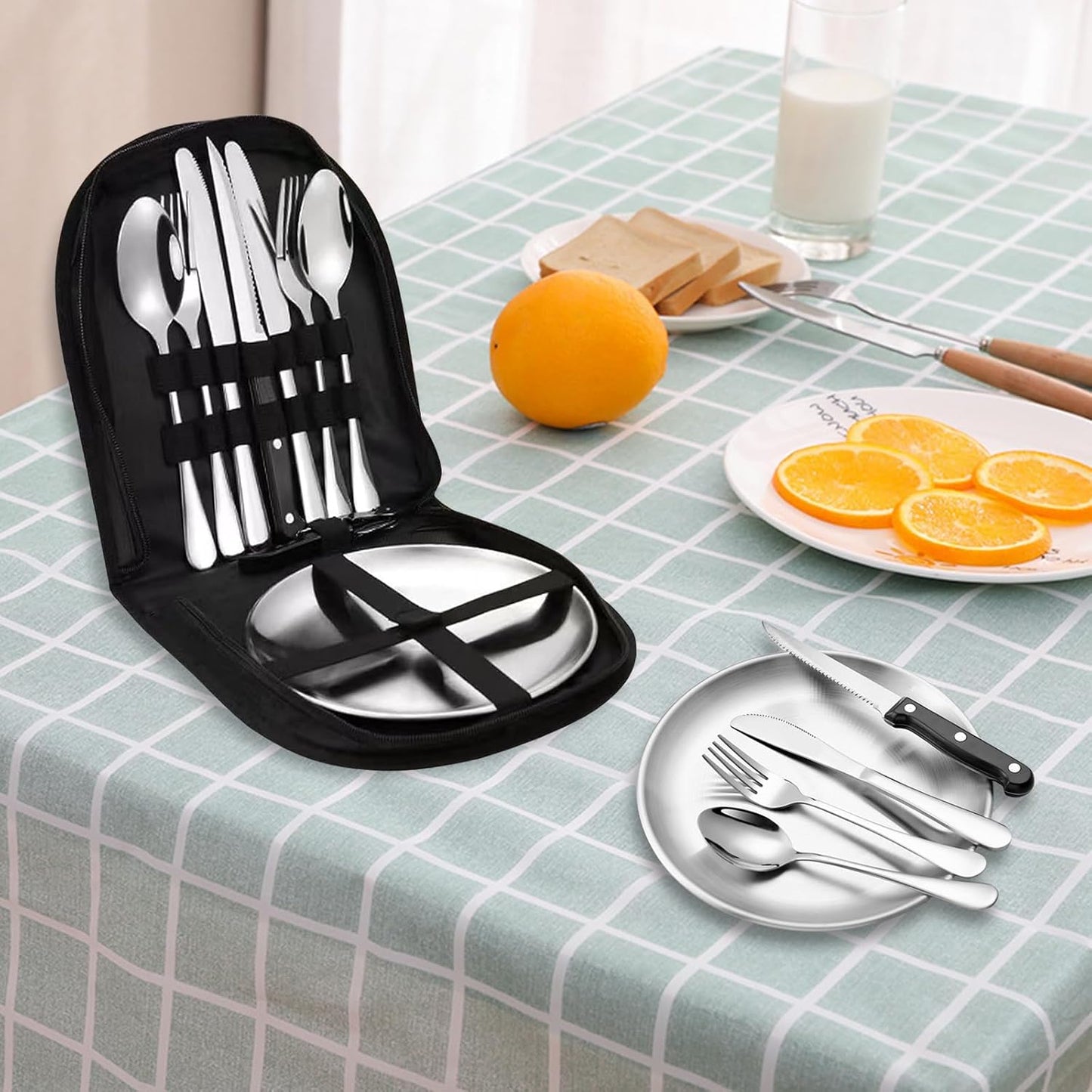 Campingbesteck Set für 2 Personen, für 2 Personen