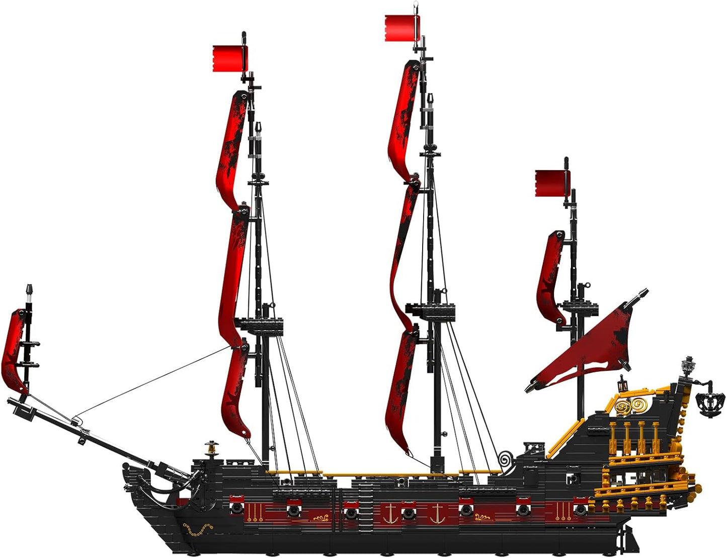 Technik Segelboot Queen Annes Revenge, Queen Anna's Revenge