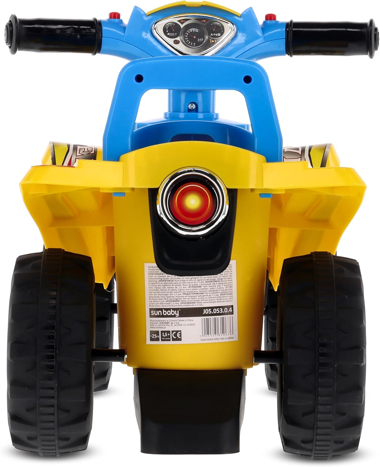 Quad Rutschauto für Kleinkinder ab 1 Jahr, Gelb
