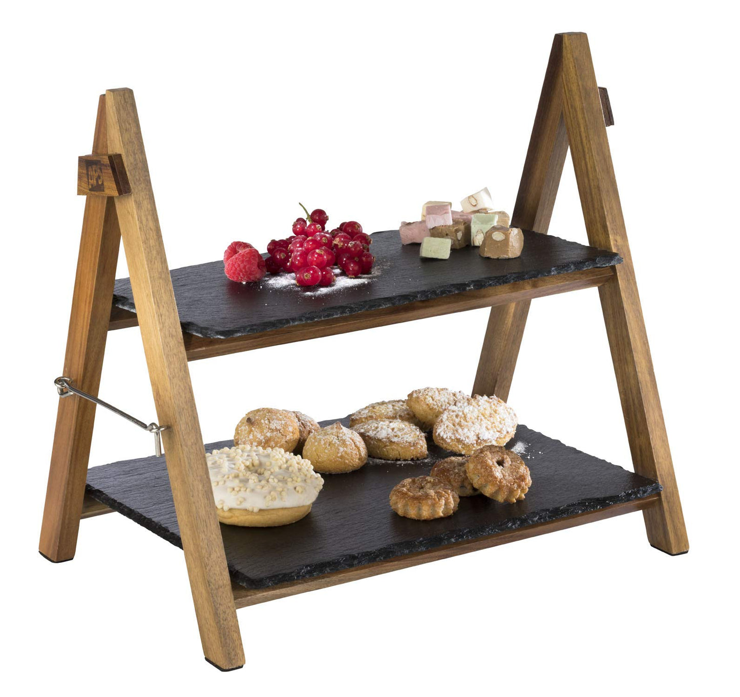 2-stufiges Serviergestell, 36.5 x 26.5 x 34 cm