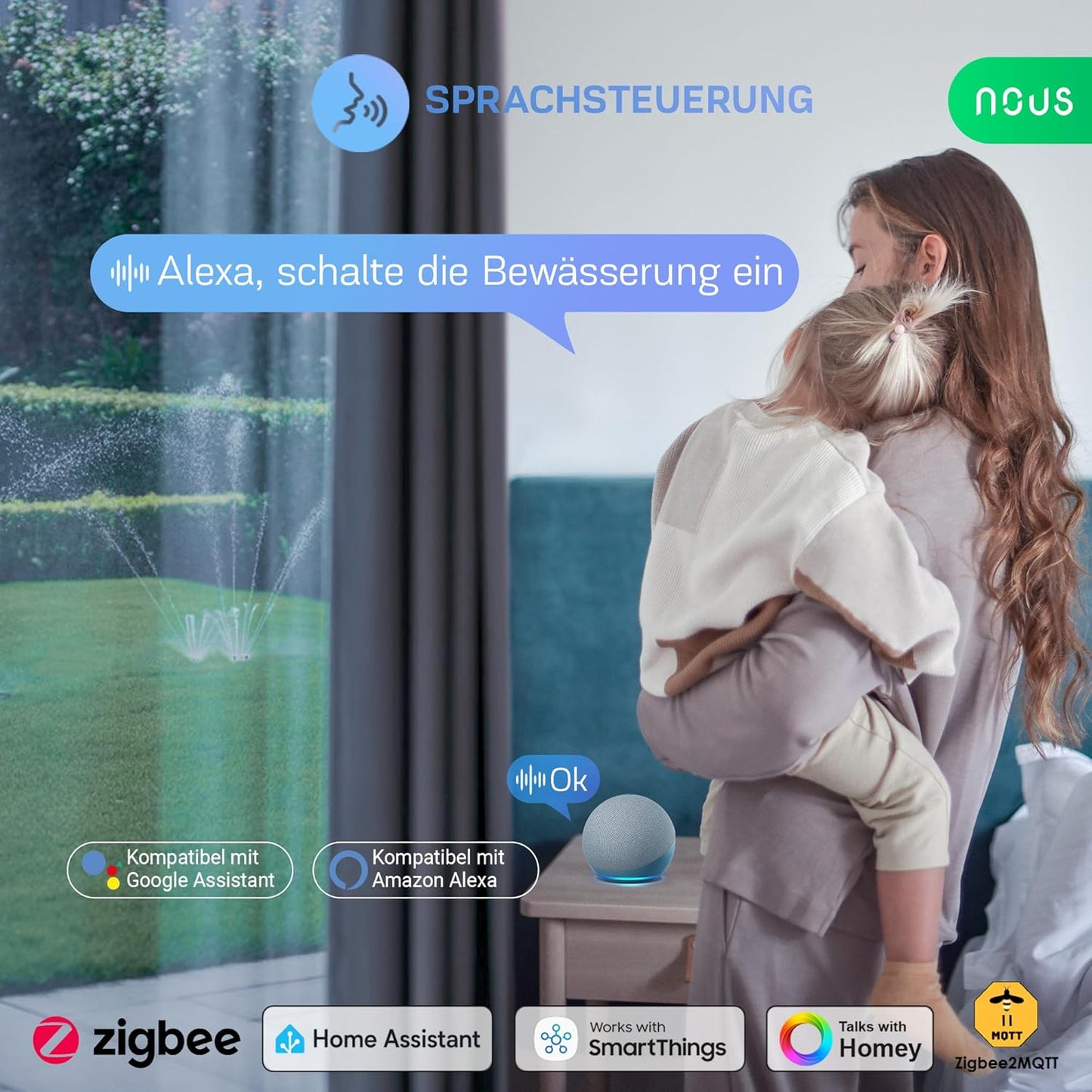 ZigBee Smarter Bewässerungsregler mit App-Steuerung
