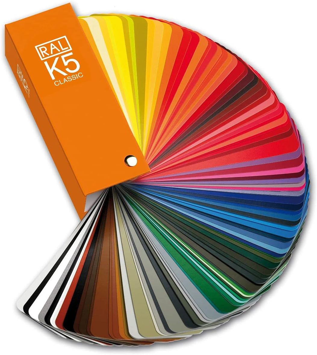 RAL-Farbfächer mit 216 Farben, 0.1W x 0.2L m