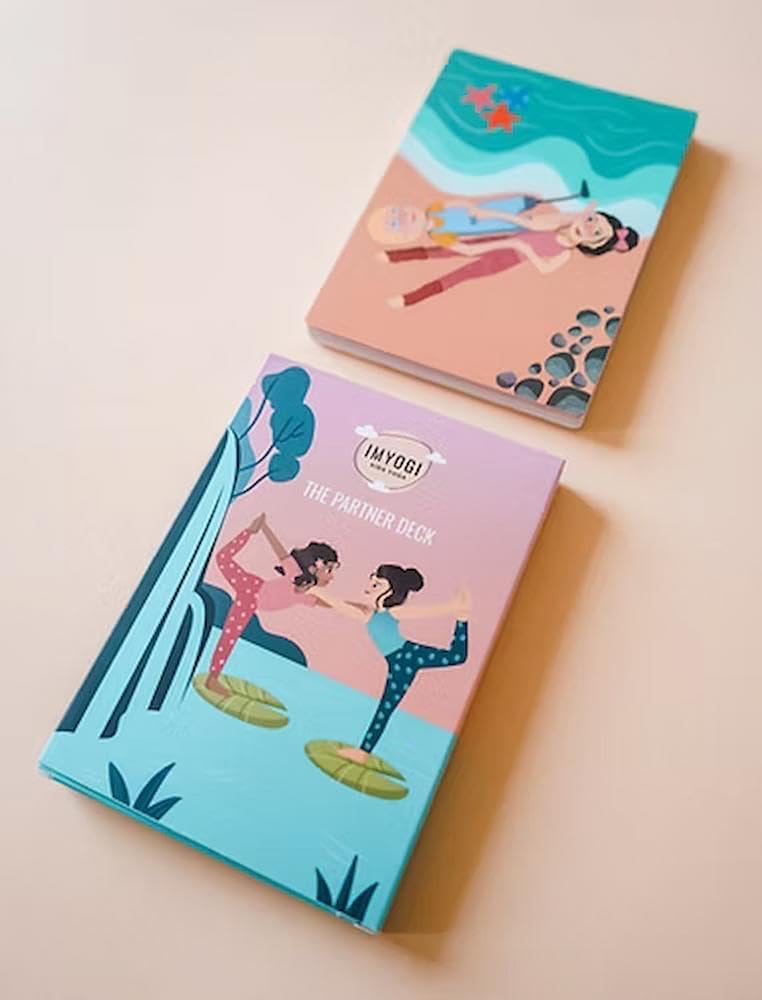 Partner Yoga Karten für Kinder
